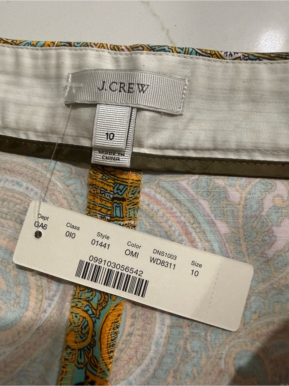 J.Crew Paisley Print Shorts - Picture 7 of 7